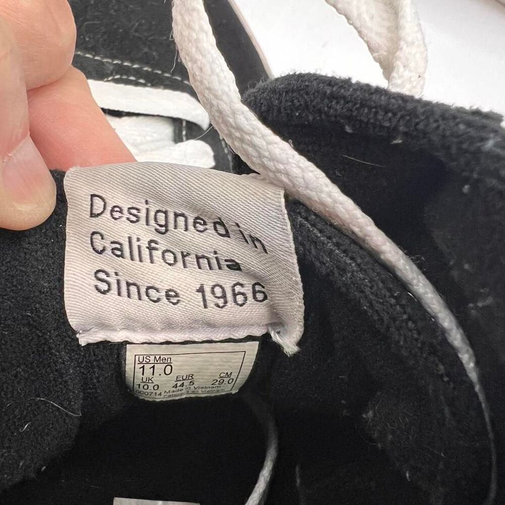 Vans Men's Black Trainers - Picture 6 of 8